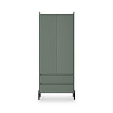 Kenton Double Wardrobe With Drawers Reed Green  from Roseland Furniture