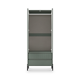 Kenton Double Wardrobe With Drawers Reed Green  from Roseland Furniture