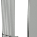 Kenton Double Mirrored Wardrobe With Drawers Dusk Grey from Roseland Furniture