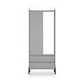 Kenton Double Mirrored Wardrobe With Drawers Dusk Grey from Roseland Furniture