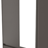 Kenton Double Mirrored Wardrobe With Drawers Graphite from Roseland Furniture