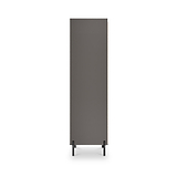 Kenton Double Mirrored Wardrobe With Drawers Graphite from Roseland Furniture