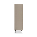 Kenton Double Mirrored Wardrobe With Drawers Mushroom Matt from Roseland Furniture