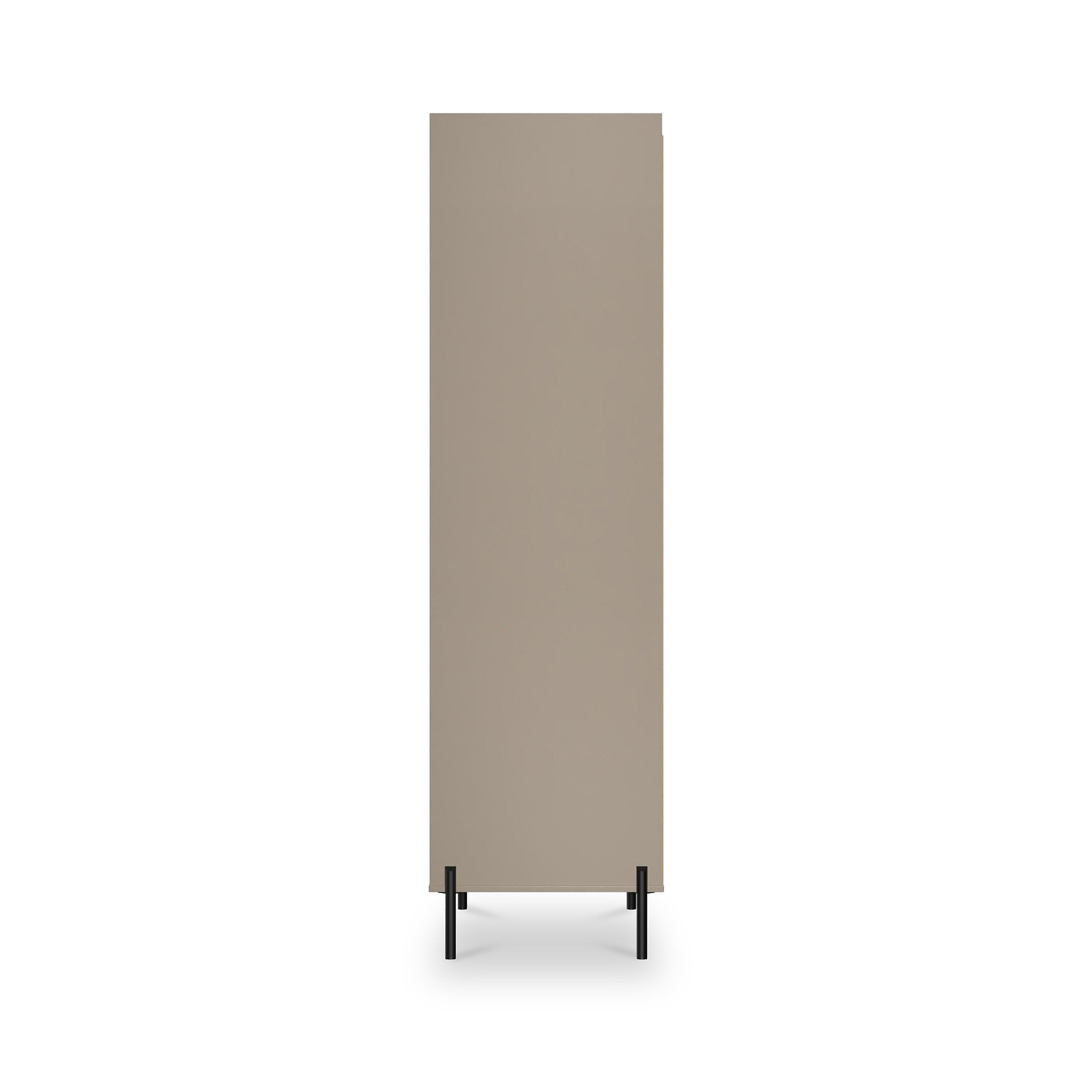 Kenton Double Mirrored Wardrobe With Drawers Mushroom Matt from Roseland Furniture