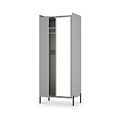 Kenton Double Mirrored Wardrobe Dusk Grey from Roseland Furniture