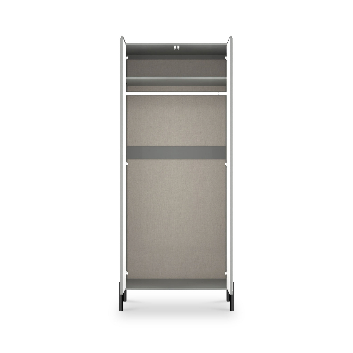 Kenton Double Mirrored Wardrobe Dusk Grey from Roseland Furniture