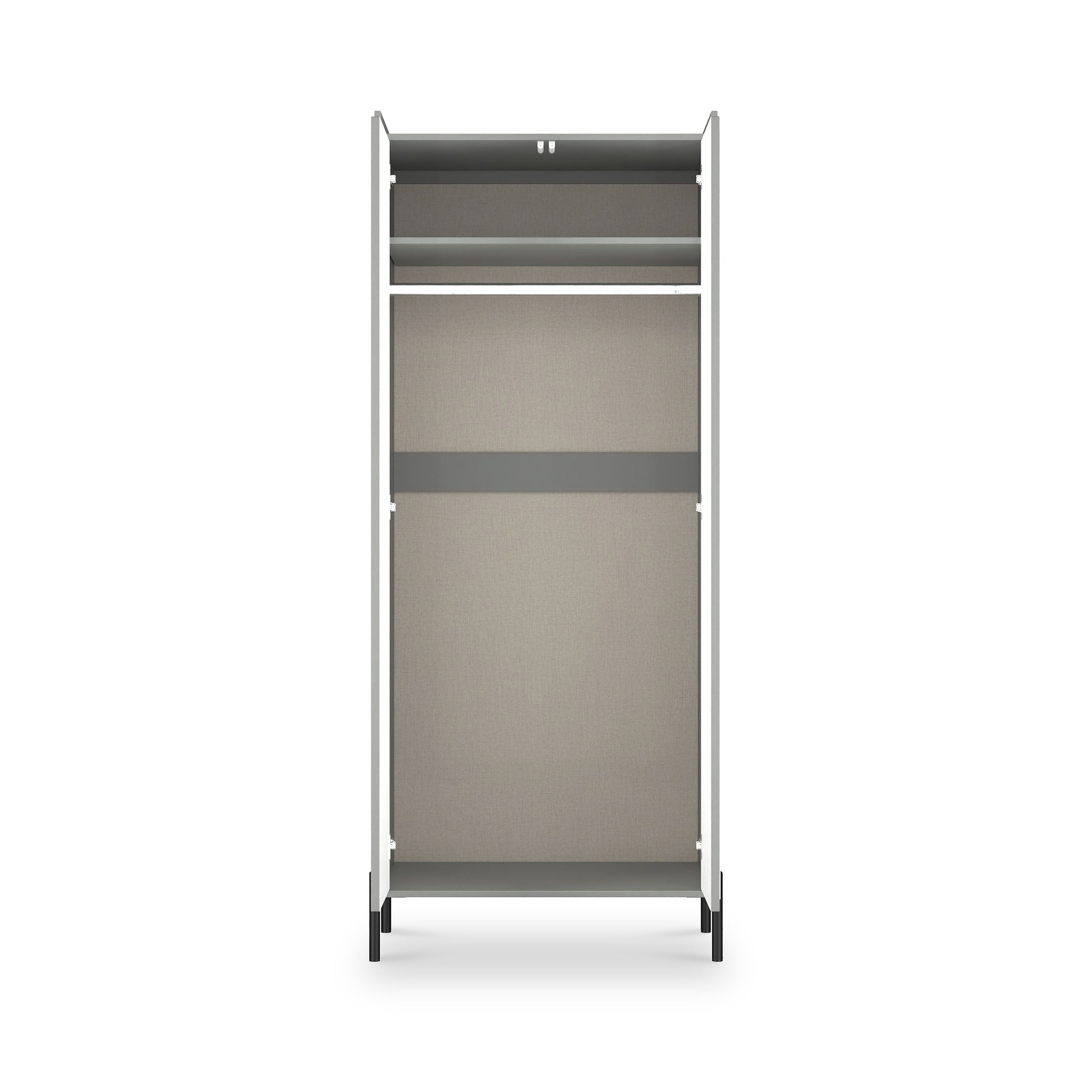 Kenton Double Mirrored Wardrobe Dusk Grey from Roseland Furniture