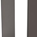 Kenton Double Mirrored Wardrobe Graphite from Roseland Furniture