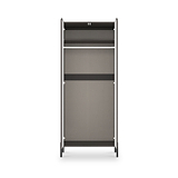 Kenton Double Mirrored Wardrobe Graphite from Roseland Furniture