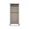 Kenton Double Mirrored Wardrobe Mushroom Matt from Roseland Furniture