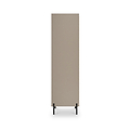 Kenton Double Mirrored Wardrobe Mushroom Matt from Roseland Furniture