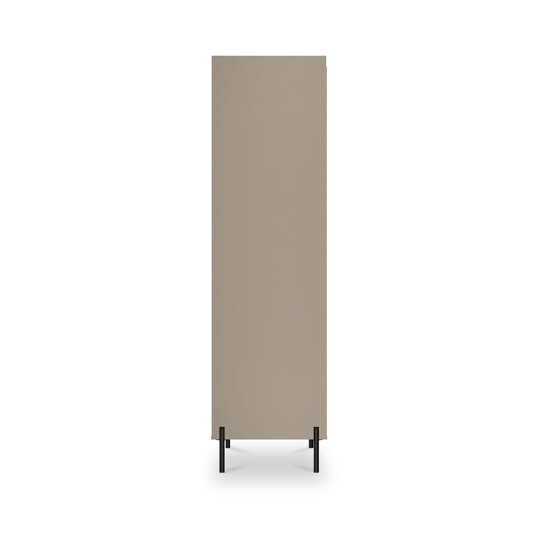 Kenton Double Mirrored Wardrobe Mushroom Matt from Roseland Furniture