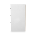 Bennet-3-Drawer-Bedside-Table-Grey-&-White from Roseland Furniture