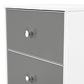 Bennet-2-Drawer-Bedside-Table-Grey-&-White from Roseland Furniture