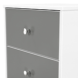 Bennet-2-Drawer-Bedside-Table-Grey-&-White from Roseland Furniture