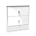 Bennet-2-Drawer-Bedside-Table-White from Roseland Furniture