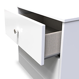 Bennet-2-Drawer-Midi-Chest-White from Roseland Furniture