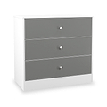 Bennet-3-Drawer-Chest-Grey-&-White from Roseland Furniture