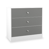 Bennet-3-Drawer-Chest-Grey-&-White from Roseland Furniture