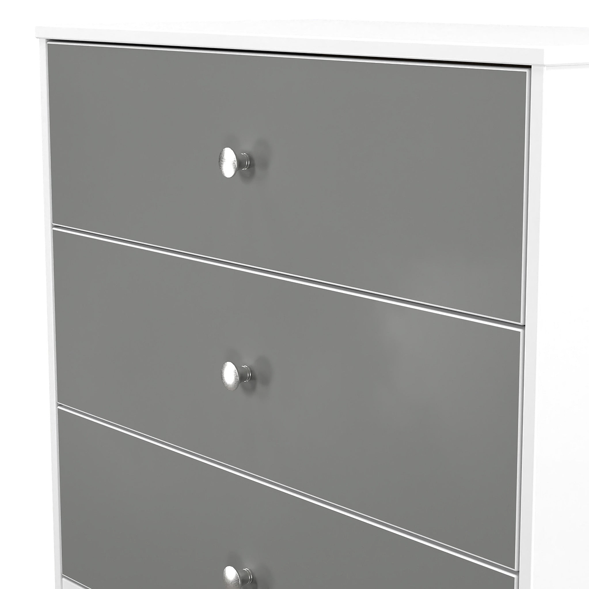 Bennet-3-Drawer-Chest-Grey-&-White from Roseland Furniture