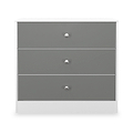 Bennet-3-Drawer-Chest-Grey-&-White Front1 from Roseland Furniture