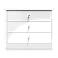 Bennet-3-Drawer-Chest-White from Roseland Furniture