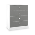 Bennet-4-Drawer-Chest-Grey-&-White from Roseland Furniture