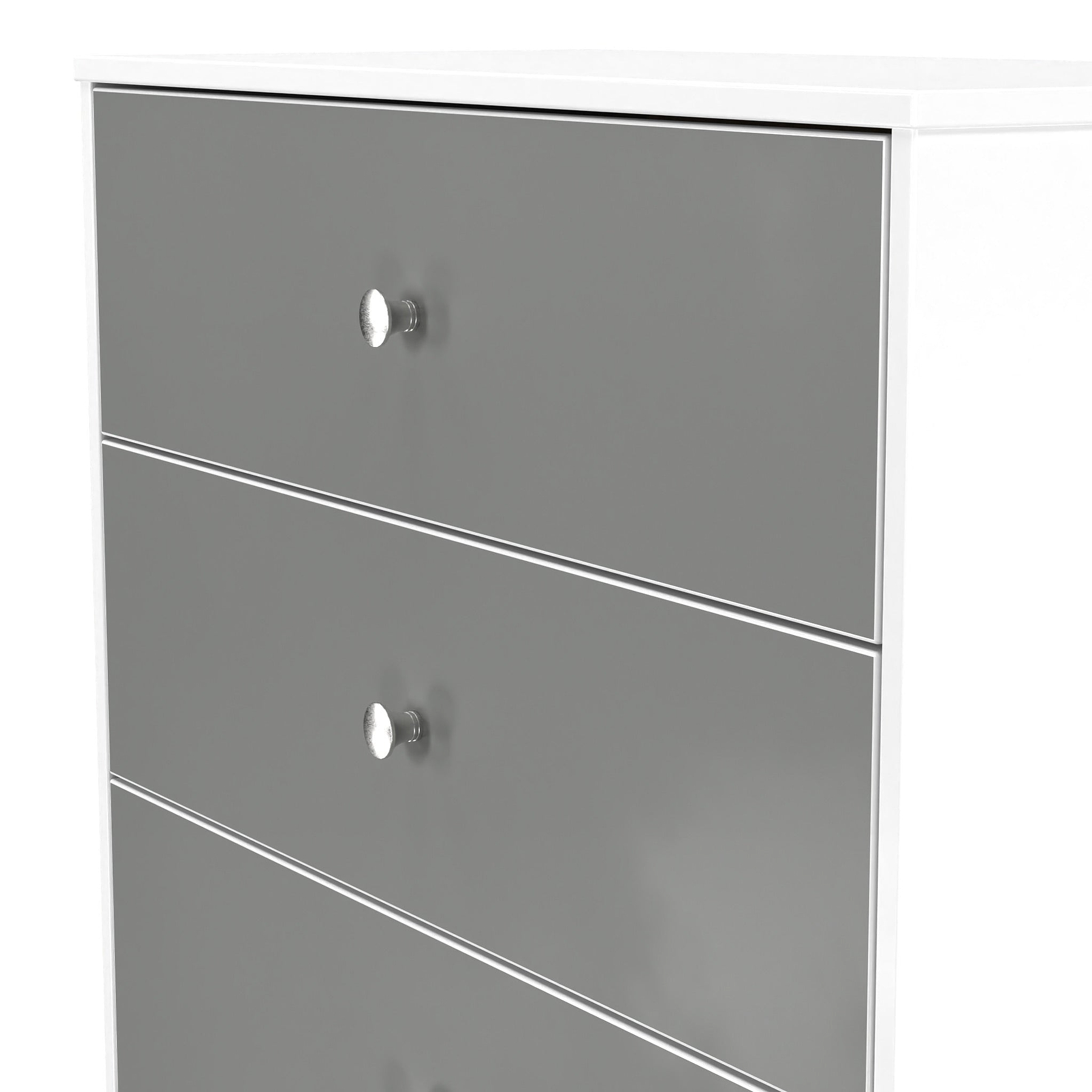 Bennet-4-Drawer-Chest-Grey-&-White from Roseland Furniture