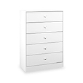 Bennet-5-Drawer-Chest-White from Roseland Furniture