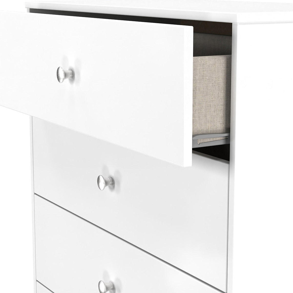 Bennet-5-Drawer-Chest-White from Roseland Furniture
