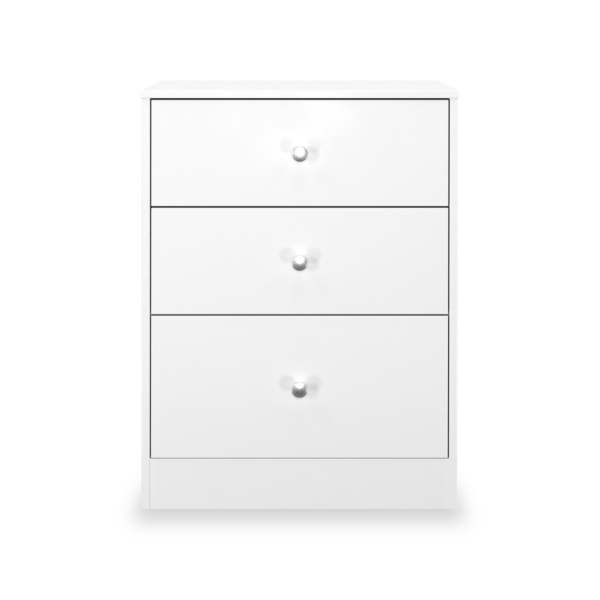 Bennet-3-Drawer-Midi-Deep-Chest-White from Roseland Furniture