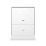 Bennet-3-Drawer-Midi-Deep-Chest-White from Roseland Furniture