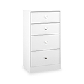 Bennet-4-Drawer-Midi-Deep-Chest-White from Roseland Furniture