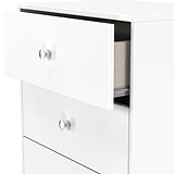 Bennet-4-Drawer-Midi-Deep-Chest-White from Roseland Furniture