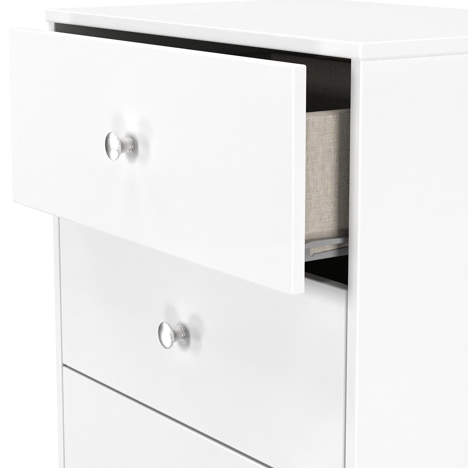 Bennet-4-Drawer-Midi-Deep-Chest-White from Roseland Furniture