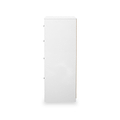 Bennet-4-Drawer-Midi-Deep-Chest-White from Roseland Furniture