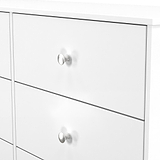 Bennet-6-Drawer-Midi-Chest-White from Roseland Furniture