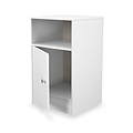 Bennet-1-Door-Bedside-Table-White from Roseland Furniture