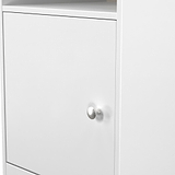 Bennet-1-Door-Bedside-Table-White from Roseland Furniture