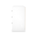 Bennet-6-Drawer-Kneehole-Grey-&-White from Roseland Furniture