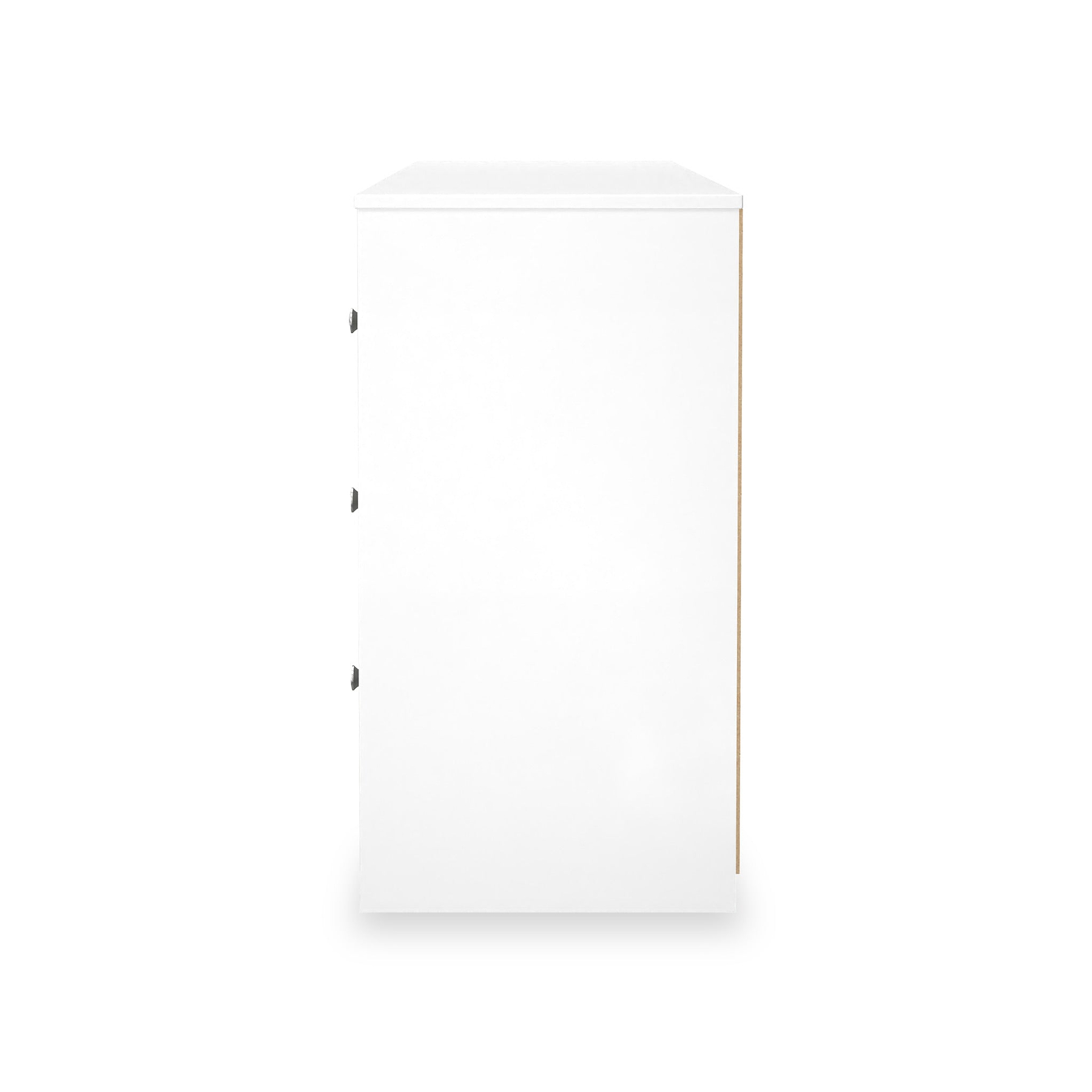 Bennet-6-Drawer-Kneehole-Grey-&-White from Roseland Furniture