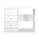 Bennet-3-Drawer-Vanity-Desk-White from Roseland Furniture