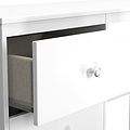 Bennet-3-Drawer-Wide-Desk-White from Roseland Furniture