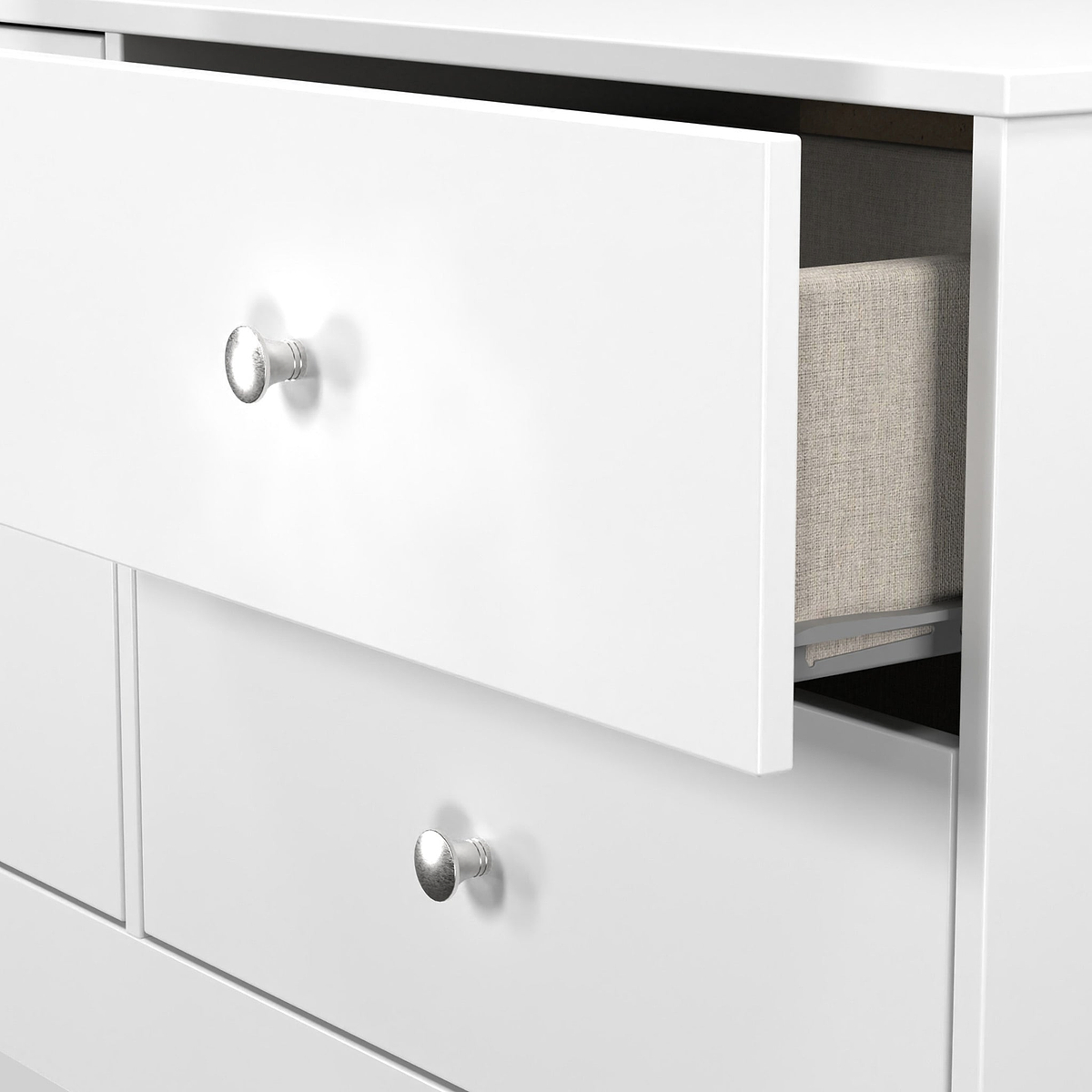 Bennet-4-Drawer-Bed-Box-White from Roseland Furniture