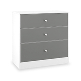 Bennet-3-Drawer-Deep-Chest-Grey-&-White from Roseland Furniture