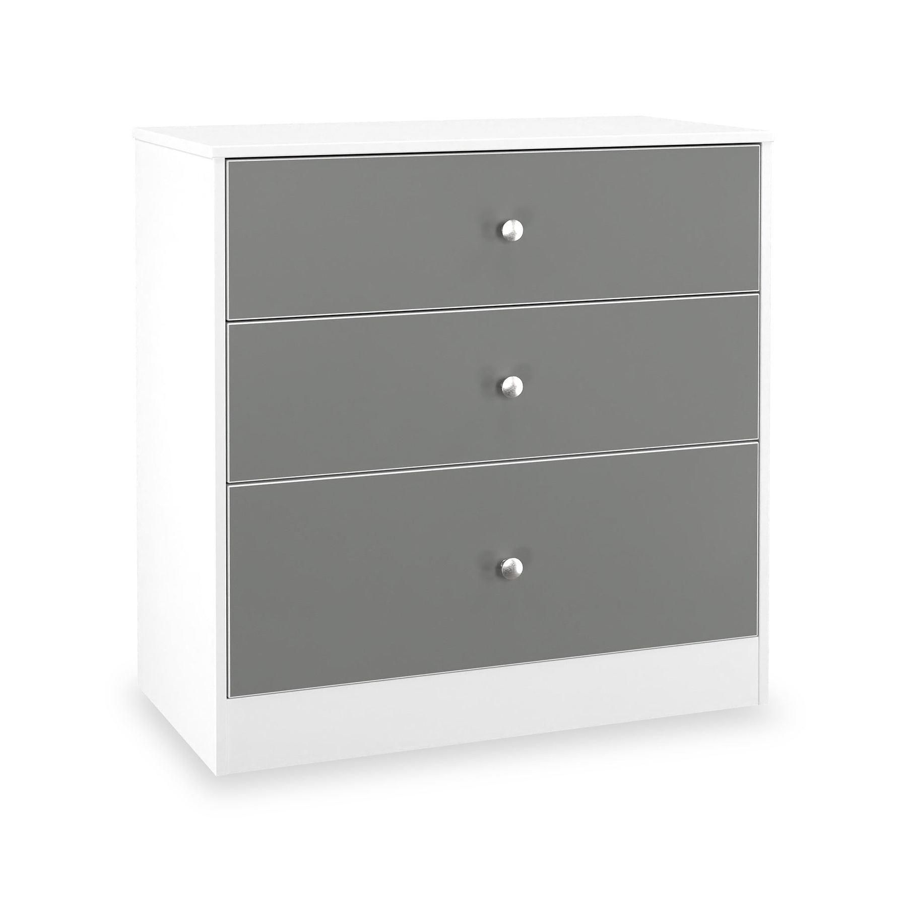 Bennet-3-Drawer-Deep-Chest-Grey-&-White from Roseland Furniture