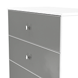 Bennet-3-Drawer-Deep-Chest-Grey-&-White from Roseland Furniture