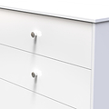 Bennet-4-Drawer-Deep-Chest-White from Roseland Furniture