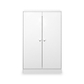 Bennet-2-Door-Midi-Wardrobe-White from Roseland Furniture