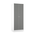 Bennet-Tall-Double-Wardrobe-Grey-&-White from Roseland Furniture
